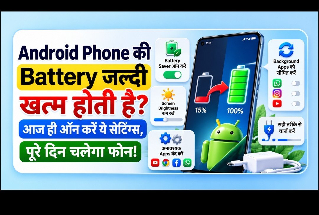 Android Phone की Battery Jaldi Khatam Hoti Hai? आज ही ऑन करें ये सेटिंग्स, पूरे दिन चलेगा फोन!
